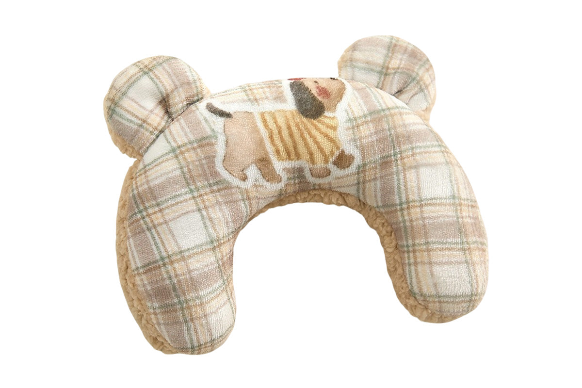 Pet Blanket U-Shaped Pillow Set Sherpa Fleece Warm Pet Throw Blanket Bed Mat for Dog Cat
