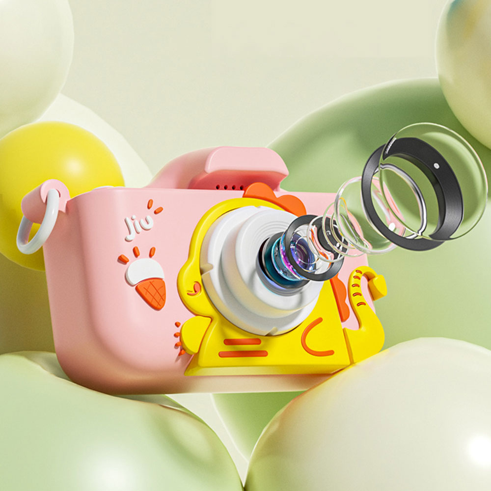 Dinosaur Kids Camera With 64GB SD Card Selfie Camera Digital Camera For Kids