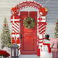 Christmas Decorations Merry Christmas Hanging Banner Porch Sign Xmas Banner Christmas Door Cover