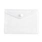 20Pcs Clear Horizontal Snap File Bags in C6 A5 A4 Sizes for Office