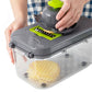22-in-1 Vegetable Fruit Chopper Slicer with 13 Stainless Steel Blades