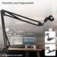 Pro Mic Microphone Suspension Boom Arm Desktop Stand Holder Mount for Broadcast