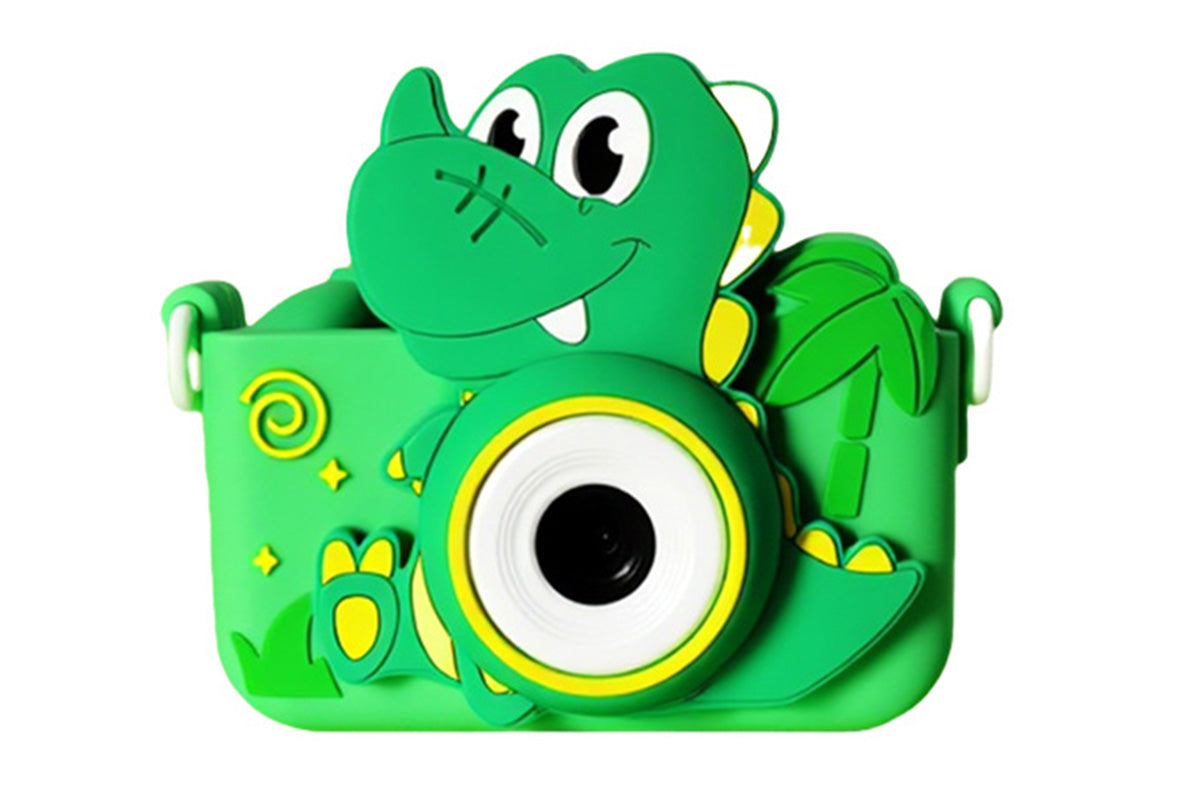 Dinosaur Digital Camera with Dual Lens HD Video and 32GB Memory Card