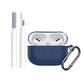 Silicone Case Cover Compatible with AirPods Pro with Cleaner kit  and Keychain