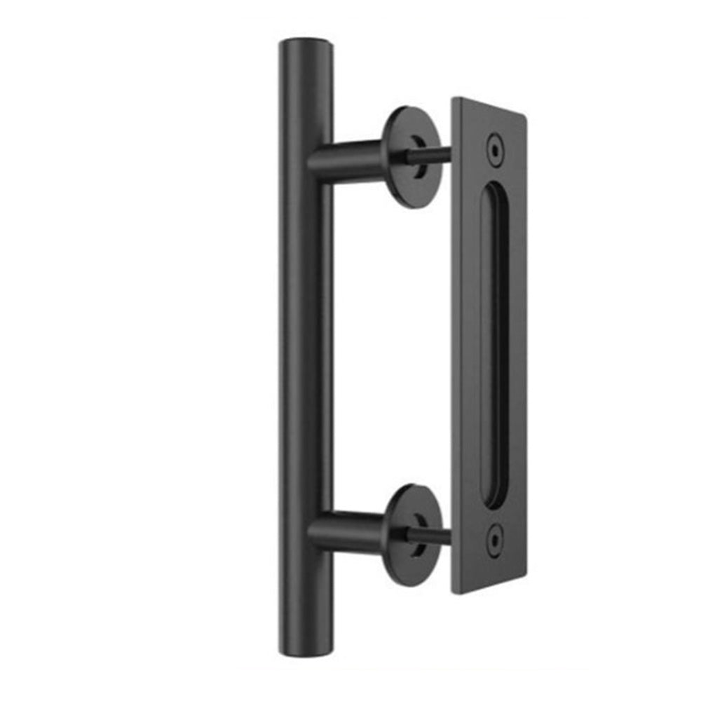 Stainless Steel Barn Door Handle Sliding Hardware with Flush Pull for Wood Door