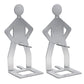 2Pcs Funny Man Shape Hot Dog Roaster Reusable Stainless Steel Sausage Holder for BBQ