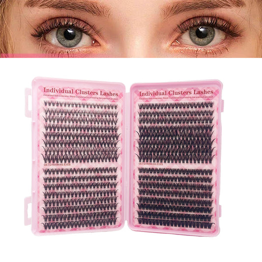 640Pcs Eyelashes Eye Lashes Natural Long Makeup False Eyelashes
