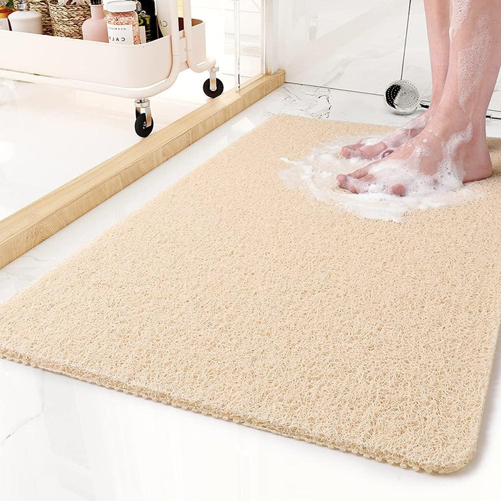 Hollow Loop Non Slip Shower Floor Mat for Bathroom Quick Drainage