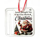 4 Piece Christmas Cash Gift Holder Ornaments with Ribbons for Decorating