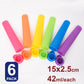 6-Pack Silicone Popsicle Molds with Lids