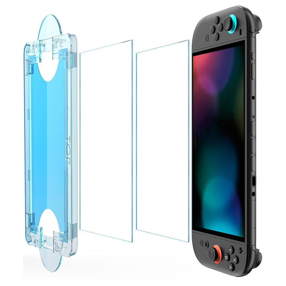 2 Pack 9H Tempered Glass Screen Protector for Nintendo Switch 2