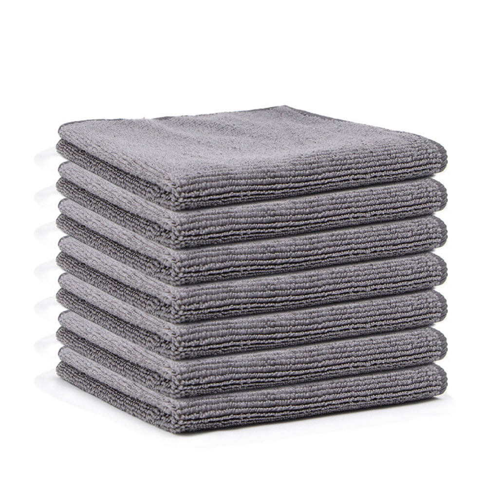 12Pcs Microfiber Cleaning Cloth Absorbent Car Towel Traps Grime Car Washing Cloth