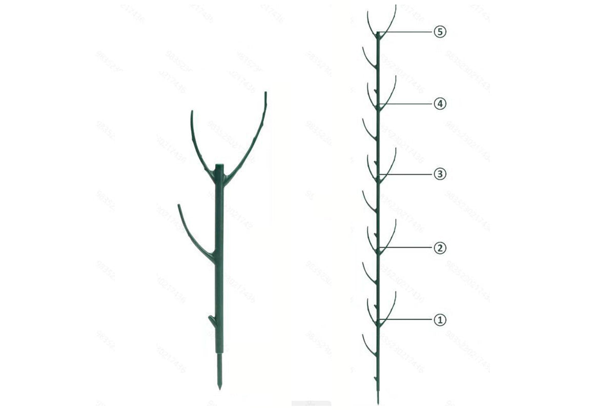 5Pcs Stackable Plant Support Stakes for Indoor Outdoor Climbing Potted Plants