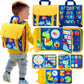 Montessori Busy Board Backpack Sensory Learning Portable Educational Activity Toy for Kids