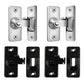 4 Pcs 90-Degree Stainless Steel Corner Door Lock