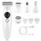 5 in 1 Lady Shavers for Women Bikini Trimmer with LED Display for Underarm Legs