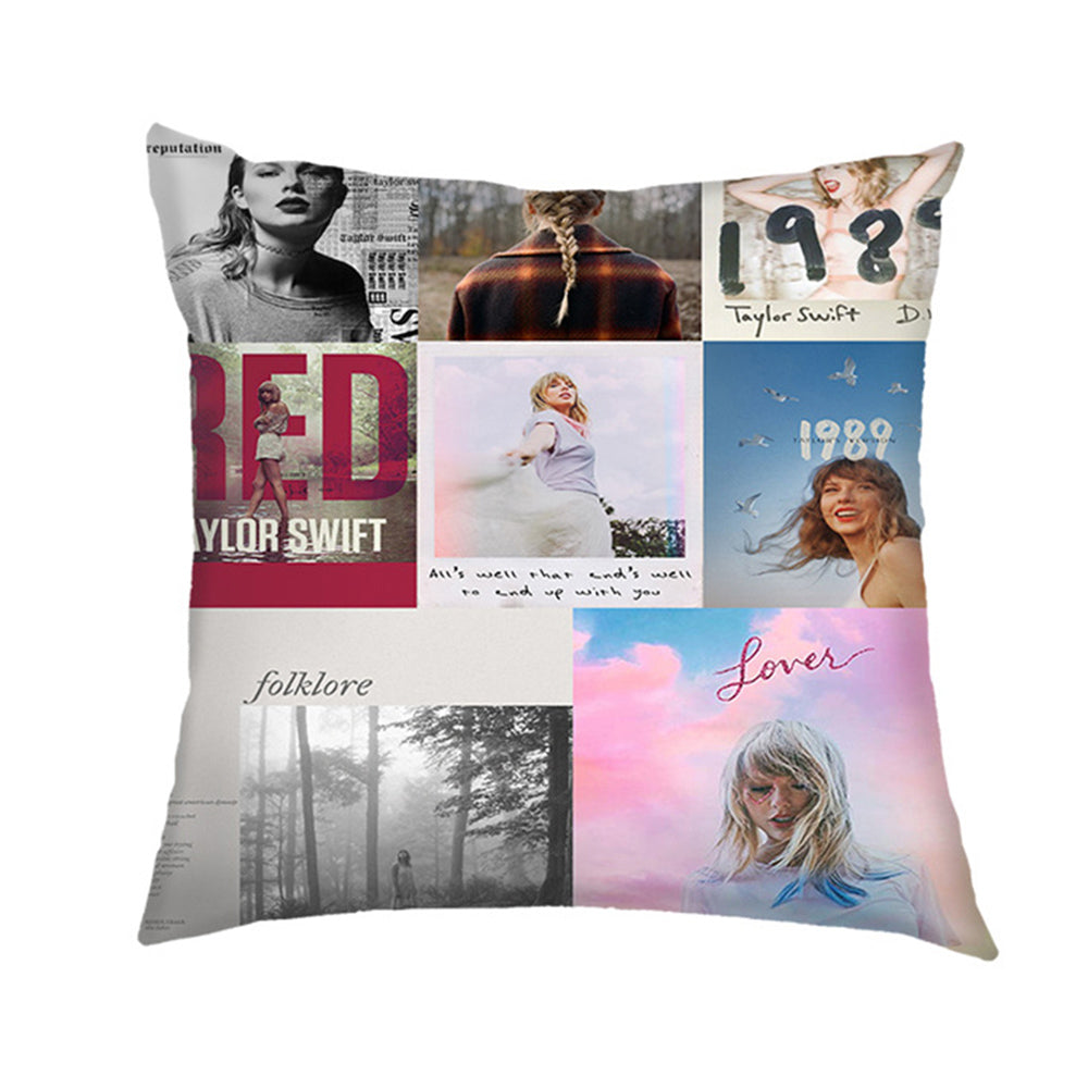 4Pcs Taylor Inspired Printing Cushion Covers Throw Pillow Covers