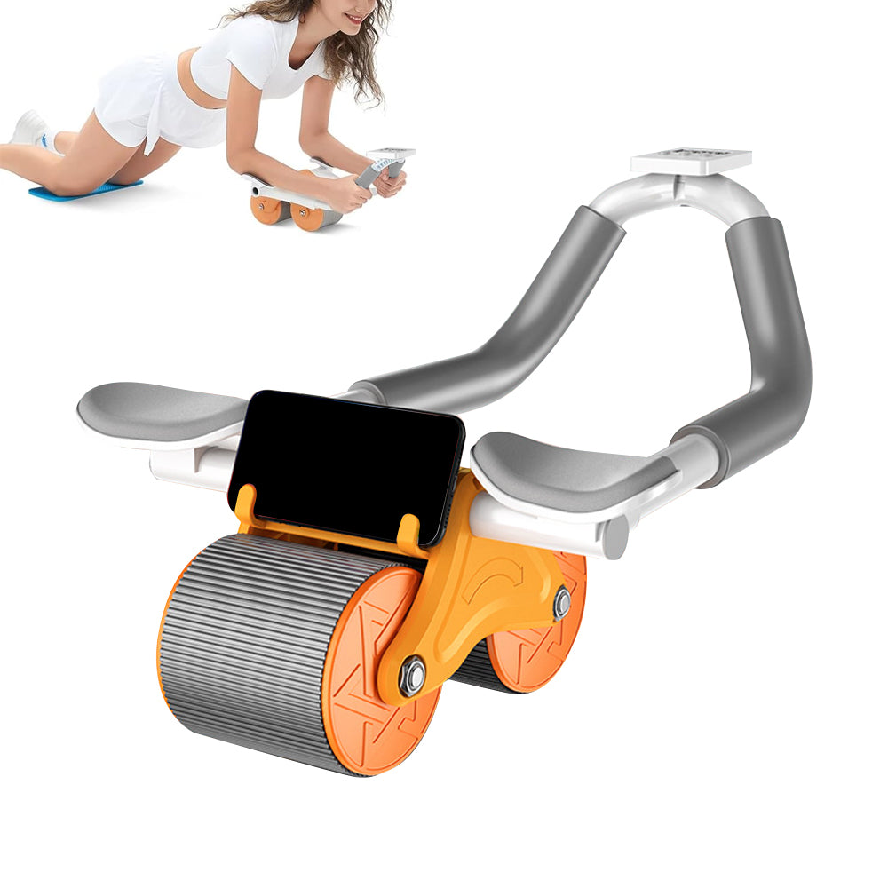 Automatic Rebound Ab Abdominal Roller Wheel with 2 Elbow Support
