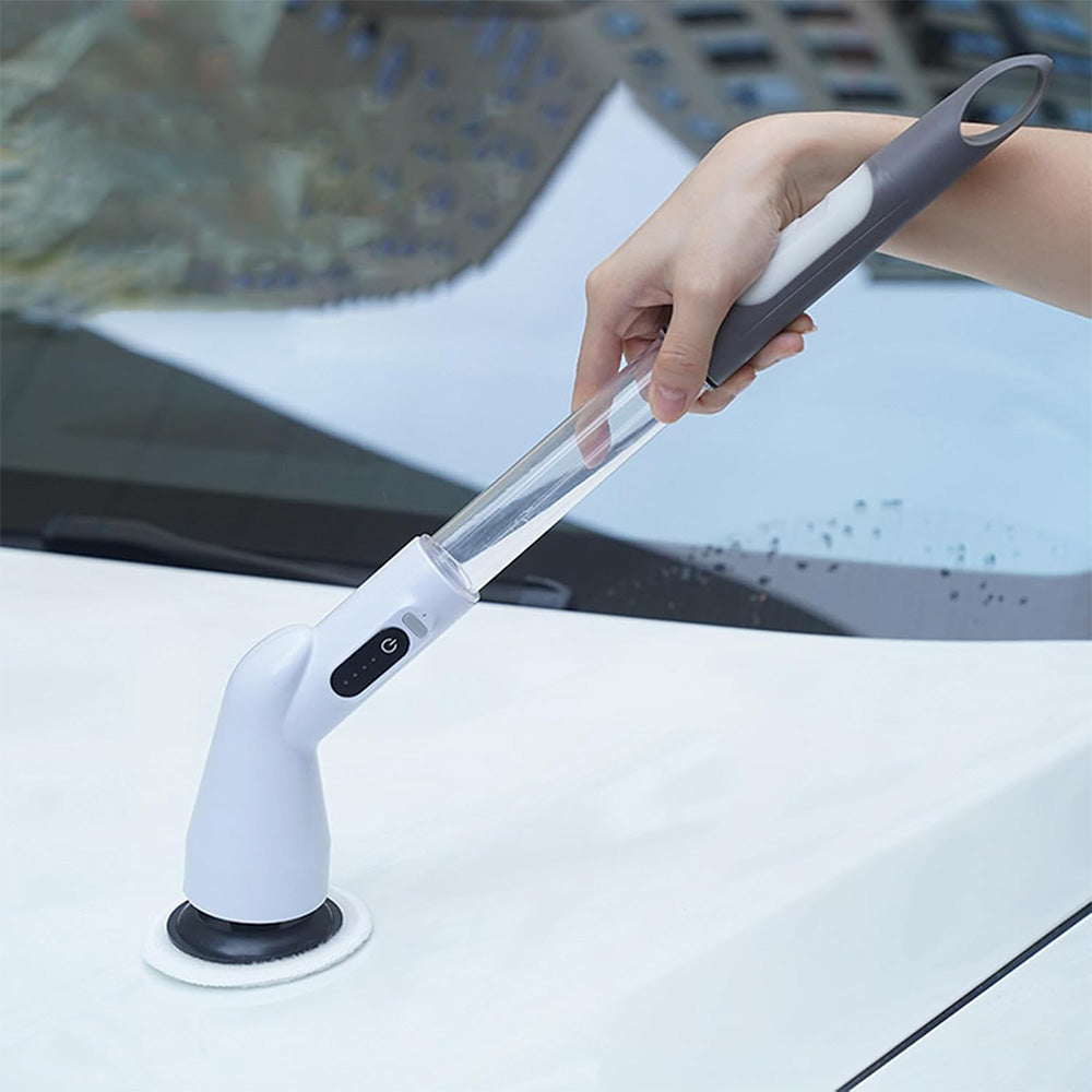 Electric Spin Scrubber with Replaceable Brush Heads Shower Cleaner Brush