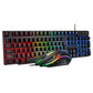Wired Gaming Keyboard and Mouse Set with RGB Backlight USB