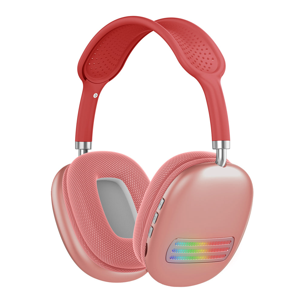 LED Wireless Headphones Bluetooth Noise Cancelling Stereo Headset