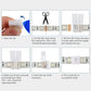 10Pcs L Shape 4-Pin 10mm LED Connectors with 20Pcs Clips for Strip Lights
