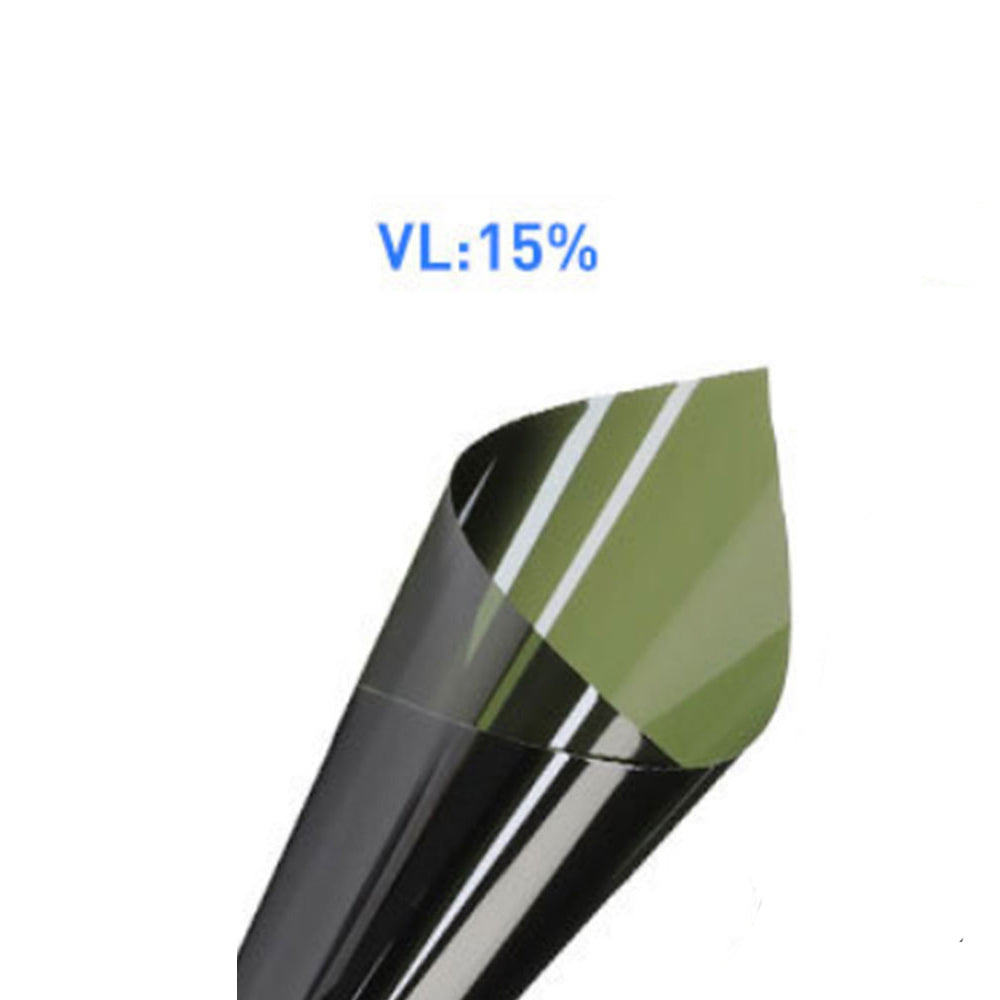 300x50CM Car Window Tint Film Black Roll Car Shade Heat Resistant For Windshield-VLT 15 Percent