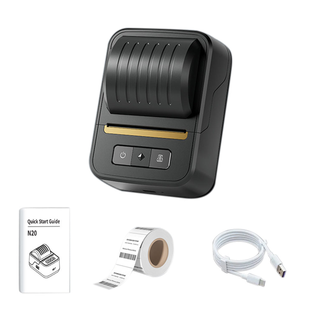 Bluetooth Label Maker Machine With Tape Inkless Labeler Sticker Printer