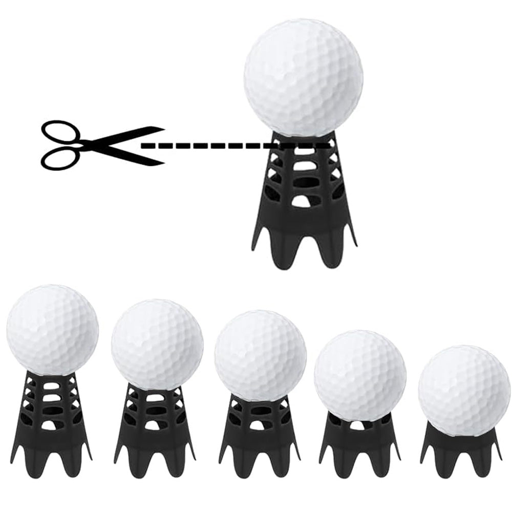 Reusable Plastic Golf Tees Lightweight for Indoor and Outdoor Golf Practice