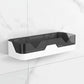 Wall Mount Kitchen Bathroom No Drilling Double Layer Shower Shelf