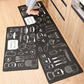 2-Piece Kitchen Floor Mat Set