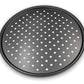 Pizza Pan Non Stick Crisper Tray Carbon Steel Round Oven Bakeware with Holes 24-32cm
