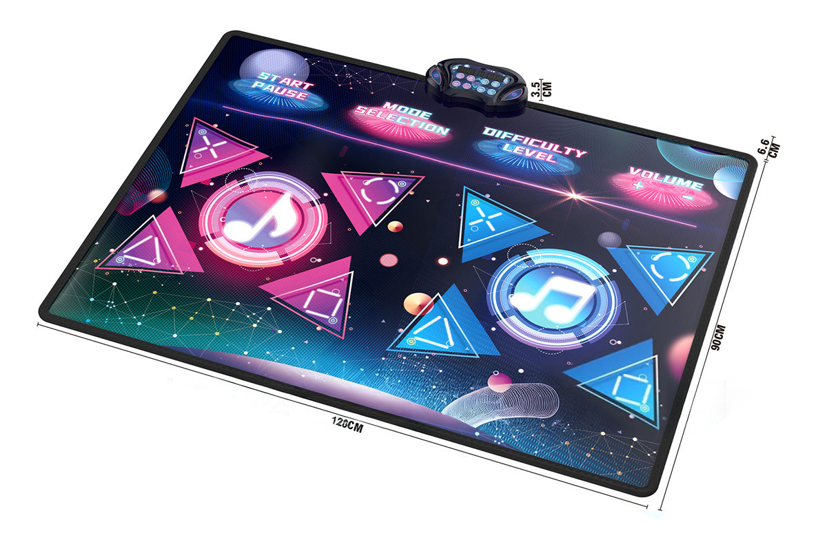 Lovelys Dance Mat 2-Player Dance Pad for Girls Boys Electronic Dancing Mat