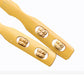 5 Pack Bamboo Back Scratcher - Dual Roller Massage Itch Reliever