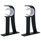 2 Pack Thickened Aluminum Alloy Curtain Rod Brackets for 28 to 32mm Rods