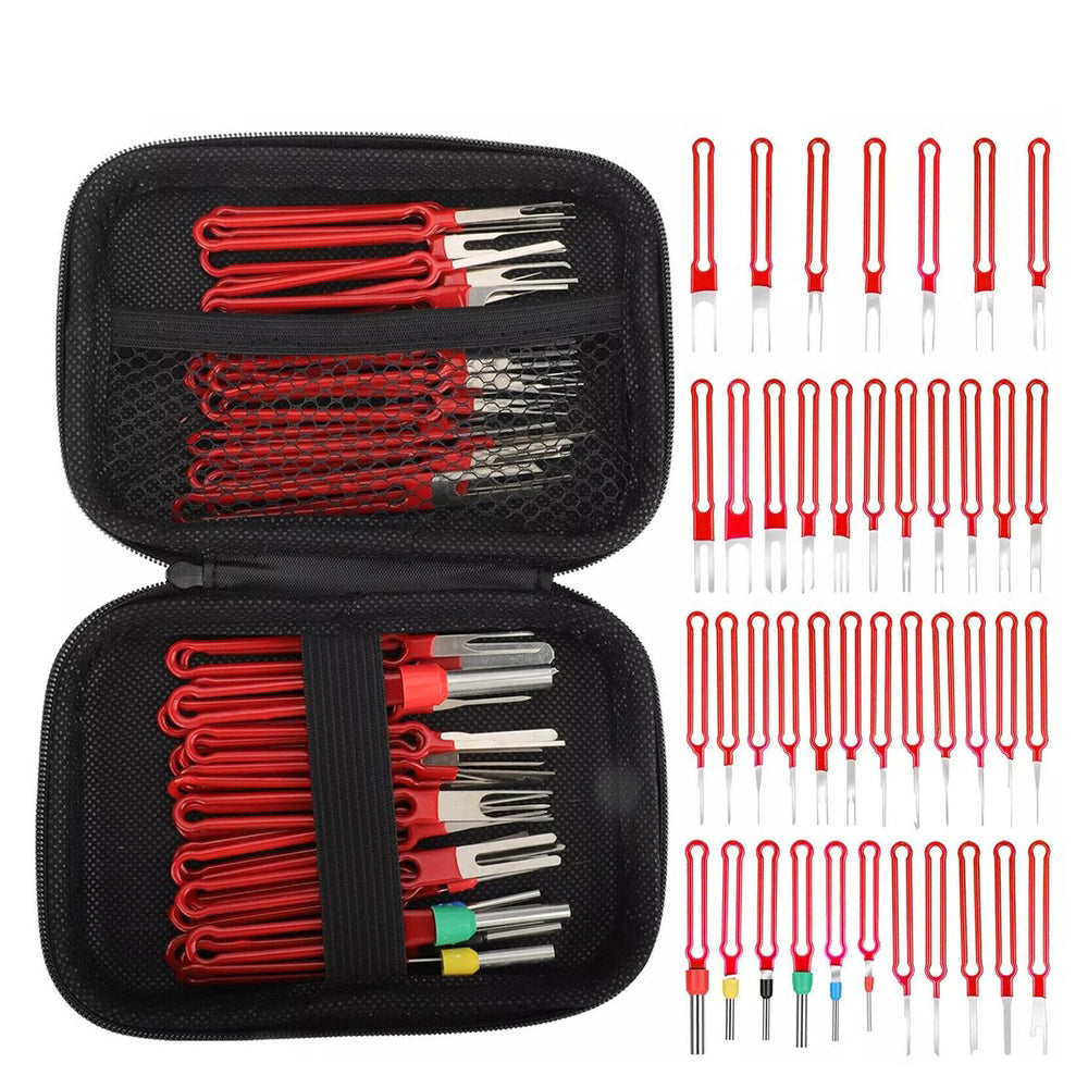 41 Piece Car Terminal Removal Tool Kit Wire Connector Pin Release Extractor Puller