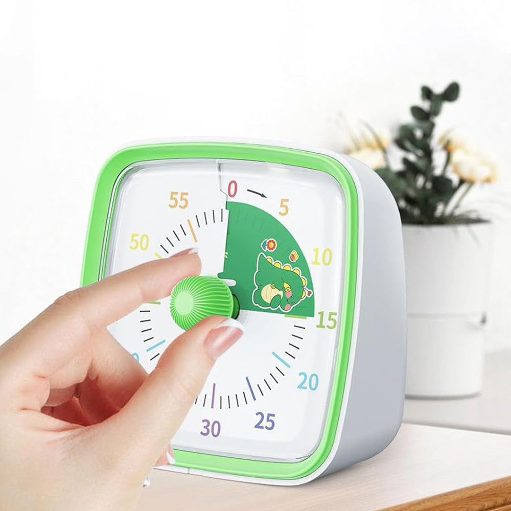 60 Minutes Visual Analog Timer Countdown Clock Time Management Tool