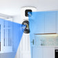 Dual Lens Smart Security Camera 2.4GHz WiFi HD Camera with Color Night Vision