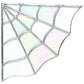 2Pcs Spiderweb Door Topper Door Frame Ornament Spider Web Stained Faux Glass Window Wall Hanging