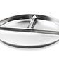 Stainless Steel Portion Control Divided Plate Balanced Lunch Meal Tray