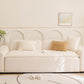 Thick Plush Pet Sofa Cover Non Slip Couch Protector Corduroy Mat-White