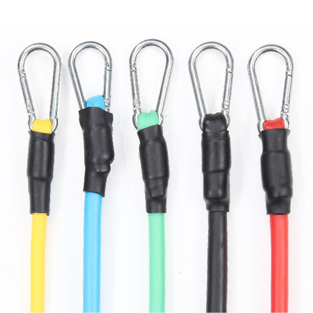 11Pcs Exercise Resistance Band Set Home Gym Fitness Elastic Tube