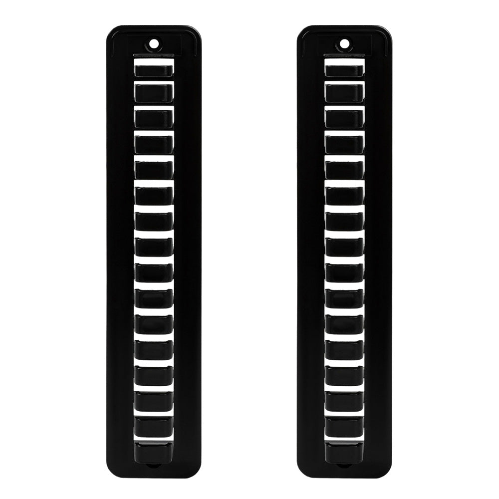 2 Pack Wall Mounted Baseball Cap Hat Rack Organizer