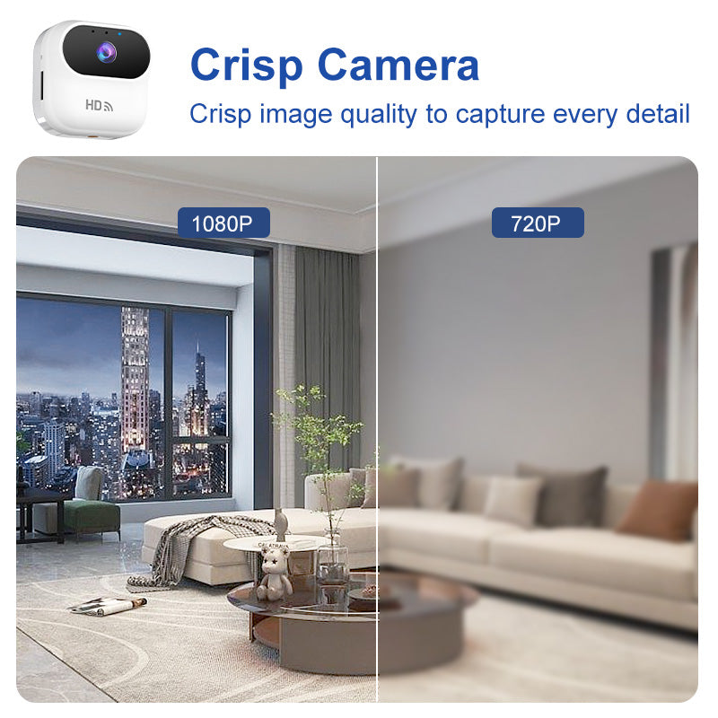 Mini WiFi Camera 1080P HD Vlog Pocket Camera