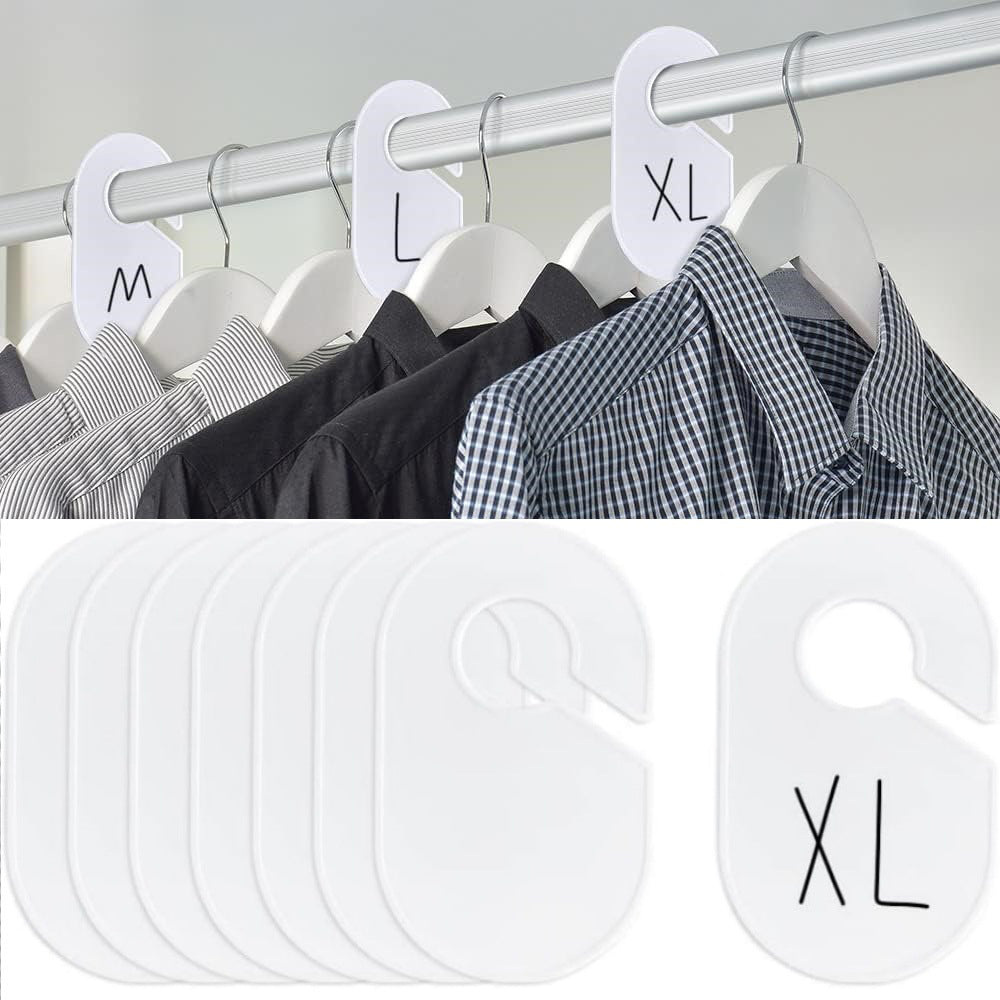 10 Pack Closet Dividers Closet Size Markers Clothing Organiser