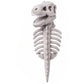 Pet Dinosaur Skeleton Costume Funny Outfit for Cat Small Dog Puppy