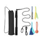 Retractable Dog Teaser Wand Pet Interactive Toy Kit