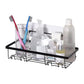 2Pcs Bathroom Shower Organizer Rack Storage Shelf Basket