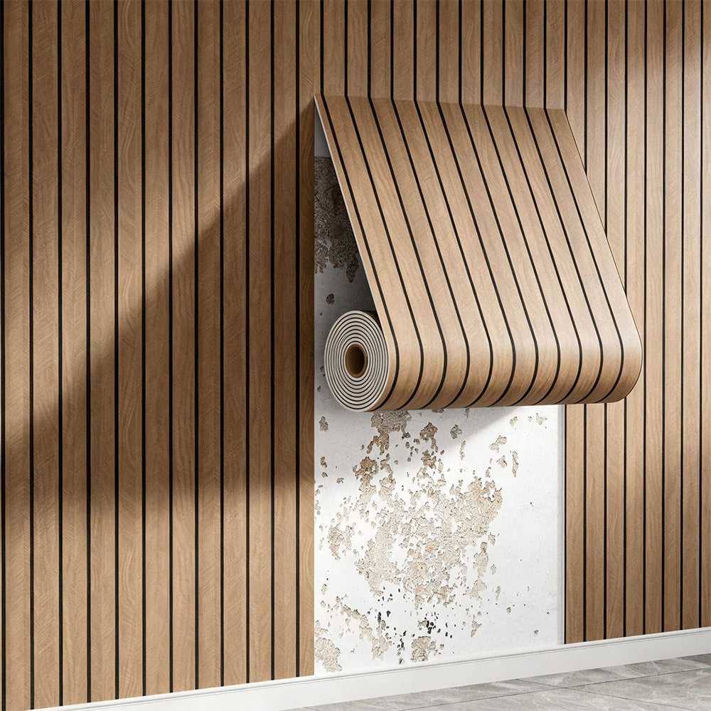 Self Adhesive PVC Slat Wall Panel