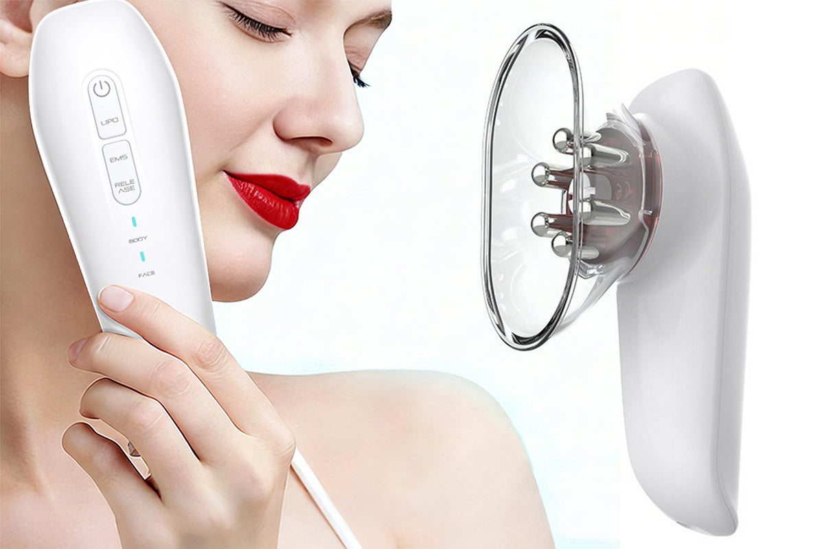 3-in-1 Electric Cupping Massager with EMS Red Light Vacuum Suction